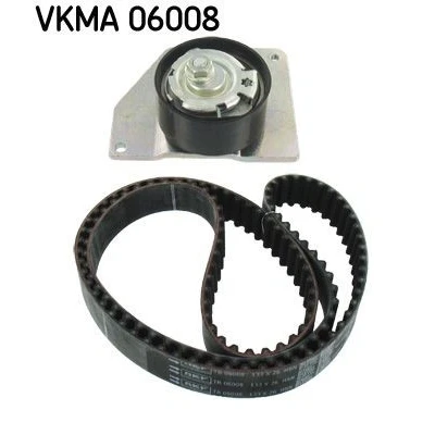 Abbildung von SKF VKMA 06008 Zahnriemensatz 133 mit abgerundetem Zahnprofil SUZUKI: Grand Vitara 2 SUV, RENAULT: SCENIC 3
