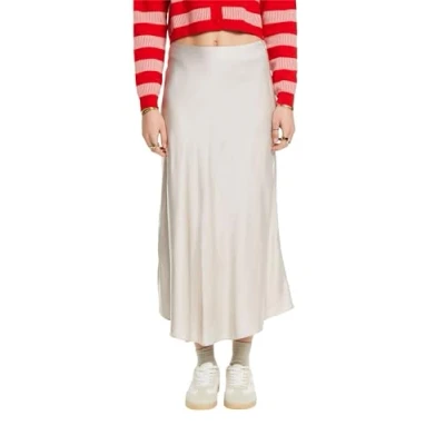 Abbildung von Esprit Skirt Alinienrock, Damen, Größe: 36, Light beige