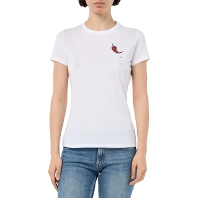 Abbildung von BOSS Endora Tshirt print, Damen, Größe: Small, White