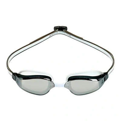 Abbildung von Aquasphere Unisex Adult Fastlane Goggles, Silver Titanium MIROR, L