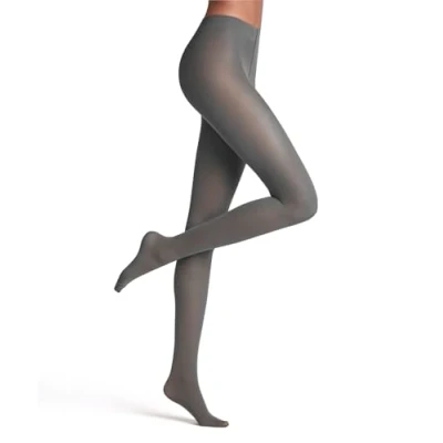 Abbildung von FALKE Damen Matt Deluxe 30 DEN W Ti transparent einfarbig Strumpfhose, Grau Flanell 3210, XL