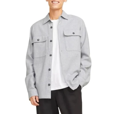 Abbildung von Jack &amp; Jones Premium Jprraymond Solid Leichte Jacke, Herren, Größe: XXL, Light grey melange