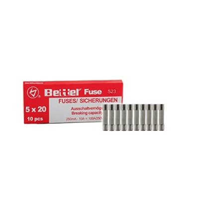 Abbildung von 10er Päckchen Keramik Sicherungen 4A flink 5x20mm