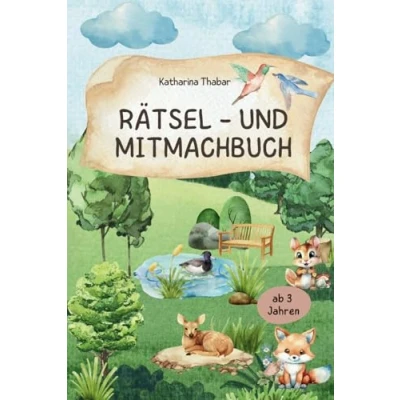 Abbildung von Rätsel und Mitmachbuch: Ein cooles interaktives Mitmachbuch für Kinder ab 3 Jahren: Zeichnen, Zählen, Pusten Drehen.