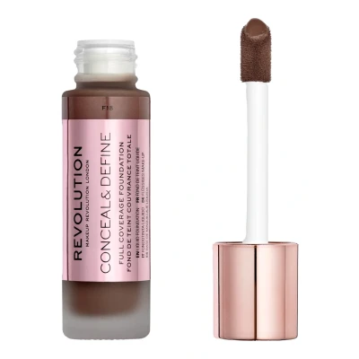 Abbildung von Makeup Revolution Conceal &amp; Define Foundation Foundation, Damen, Größe: 23 ml, F18