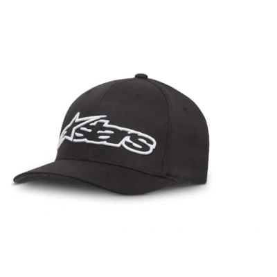 Abbildung von Alpinestars, Blaze Flexfit, Baseball Kappe, Schwarz Weiss, 23X, Mann