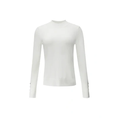 Abbildung von comma MIT Turtleneck Strickpullover, Damen, Größe: 34, Weiß