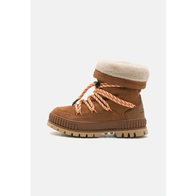 Abbildung von Palladium Pallashock Hiver Unisex Schnürstiefelette, Größe: 37, Dear brown Schuhe