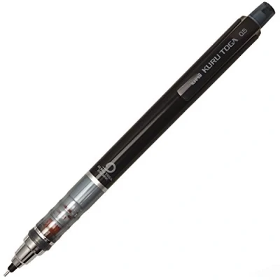 Abbildung von Uni Kuru toga Mechanical Pencil 0.5mm Black