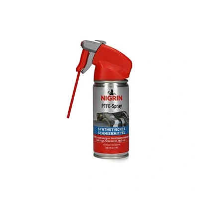 Abbildung von NIGRIN PTFE Spray, synthetisches Schmiermittel, schützt zuverlässig vor Verschleißerscheinungen, 100 ml