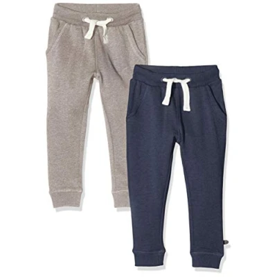 Abbildung von Minymo Basic 36SOLID PACK 2 Jogginghose für Kinder, Größe: 116, Blue grey