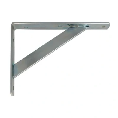 Abbildung von Amig Regalhalterung Winkel für Regale Regalträger Stahl Farbe Silber Maße: 250x200 mm Maximalgewicht empfohlen: 330 Kg