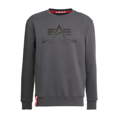 Abbildung von Alpha Industries Sweatshirt, Herren, Größe: Small, Greyblack/black