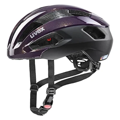 Abbildung von uvex rise cc sicherer Performance Helm für Damen und Herren individuelle Größenanpassung optimierte Belüftung prestige black 56 59 cm