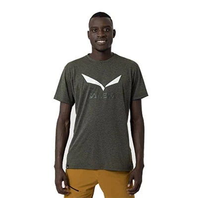 Abbildung von Salewa SOLIDLOGO Dry M T Shirt., Dark Olive Melange, XL