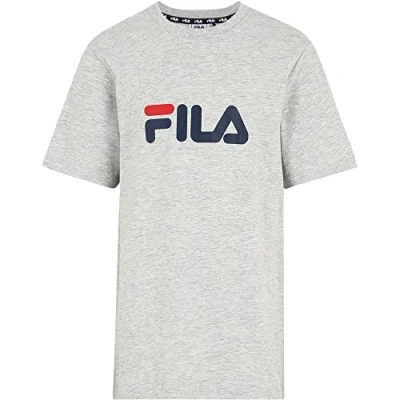 Abbildung von FILA Unisex Kinder SOLBERG classic logo T Shirt,Light Grey Melange,158/164