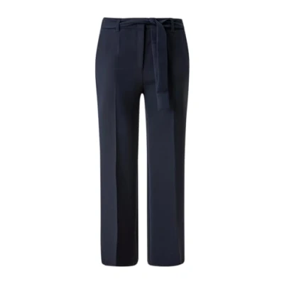 Abbildung von s.Oliver Black Label Regular MIT BÜGELFALTEN Stoffhose, Damen, Größe: 34x32, Dark navy