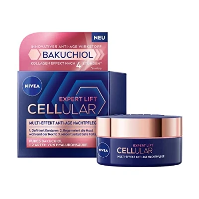 Abbildung von Nivea Hyaluron Cellular Expert LIFT Night CARE Nachtpflege, Größe: 50 ml,