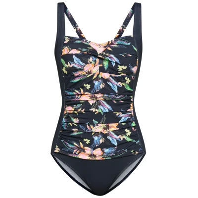 Abbildung von Lascana Swimsuit Badeanzug, Damen, Größe: 36xB, Anthracite