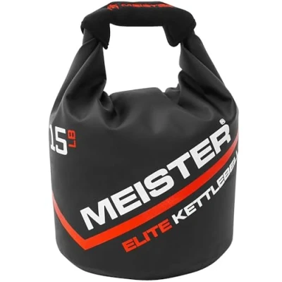Abbildung von Meister Elite tragbare Sand Kugelhantel weicher Sandsack Gewicht 6,8 kg