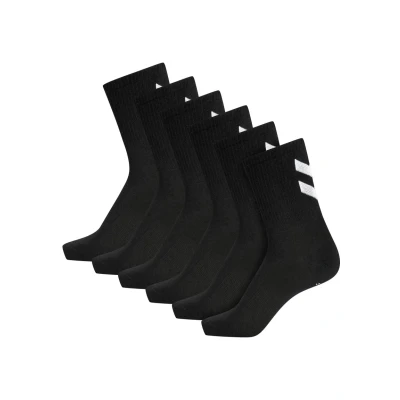 Abbildung von hummel Unisex Hmlchevron 6 Pack Socks, BLACK/BLACK, 10 EU