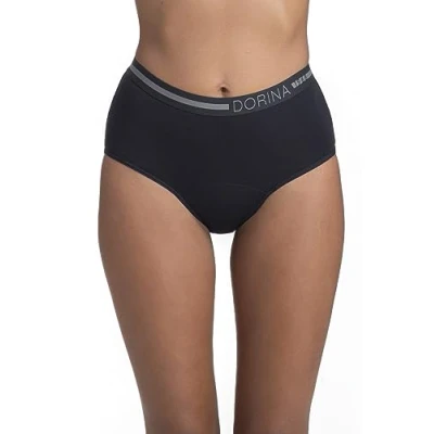 Abbildung von Dorina MOON Menstruationsunterwäsche, Damen, Größe: 34, Black/black