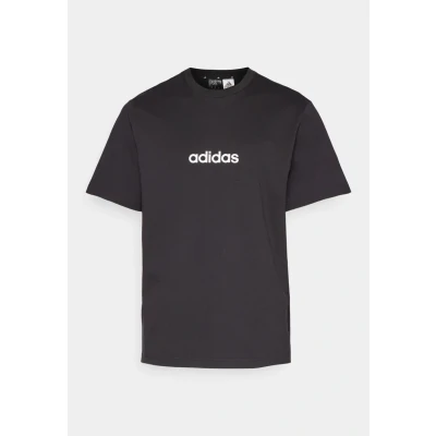 Abbildung von adidas Sportswear LIN Tshirt print, Herren, Größe: XS, Black white