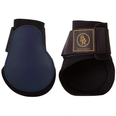 Abbildung von BR Streichkappen Event Pu mit Neopren Fütterung Blau Warmblut