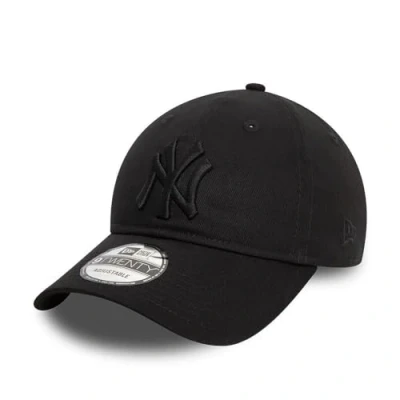 Abbildung von New Era York Yankees MLB League Essential Tonal Schwarz Verstellbare 9Twenty Cap One Size