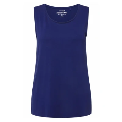 Abbildung von Ulla Popken Top, Damen, Größe: 42/44, Bleu encre