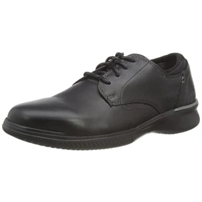 Abbildung von Clarks Herren Donaway Plain Oxford, Black Leather, 41.5 EU