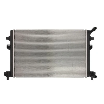 Abbildung von THERMOTEC D7A036TT Kühler, Motorkühlung Aluminium 620 414 26 Kühlrippen gelötet VOLKSWAGEN: Passat B8 Variant, Tiguan Allspace, Golf 7