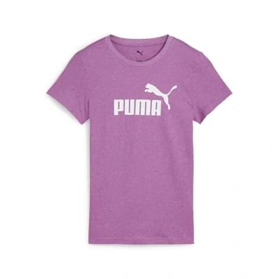 Abbildung von PUMA Unisex ESS No. 1 Logo Heather Tee T Shirts, Wild Berry Heather,