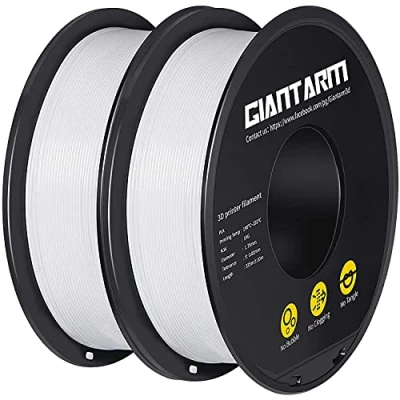 Abbildung von PLA Filament 1.75mm, GIANTARM 3D Drucker 2kg Spool (Weiß)