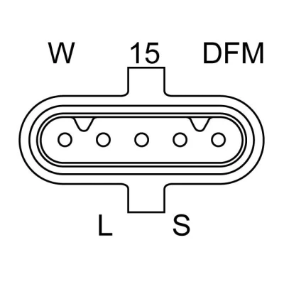 Abbildung von Drehstromgenerator BOSCH 0 986 042 390