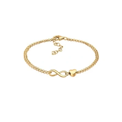 Abbildung von Elli Infinity Armband, Damen, Größe: 16, Gold coloured