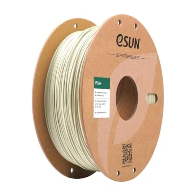 Abbildung von eSUN PLA+ Filament 1.75mm, 3D Drucker PLA Plus, Maßgenauigkeit +/ 0.03mm, 1kg Spule (2.2 LBS) Druck für Drucker, Helles Khaki