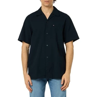 Abbildung von Tommy Hilfiger Solid Hemd, Herren, Größe: Medium, Desert sky