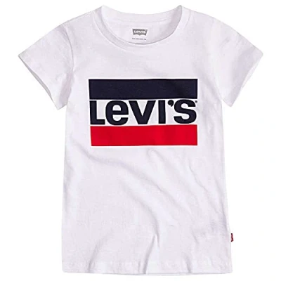 Abbildung von Levi&#039;s Sportswear LOGO TEE Tshirt print für Kinder, Größe: 104, White