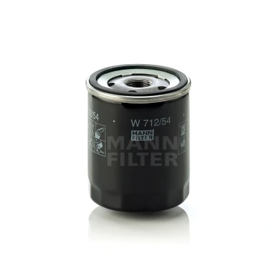 Abbildung von MANN FILTER W 712/54 Ölfilter 3/4 16 UNF mit einem Rücklaufsperrventil Anschraubfilter SKODA: Fabia 1 Combi, I Hatchback, Octavia Hatchback