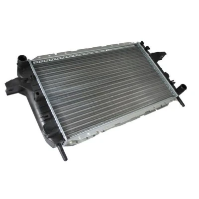 Abbildung von THERMOTEC D7G021TT Kühler, Motorkühlung Kunststoff, Aluminium für Fahrzeuge ohne Klimaanlage 360 600 34 Schaltgetriebe Kühlrippen mechanisch gefügt