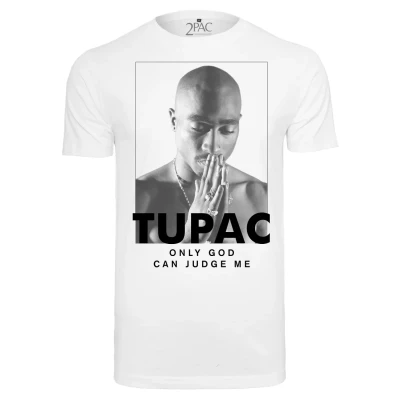 Abbildung von Mister Tee 2PAC Prayer Tshirt print, Herren, Größe: XL, White