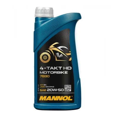 Abbildung von Mannol Motorbike 4 Takt HD 20W 50 1l Motoröl MN7830 1