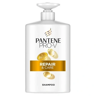 Abbildung von Pantene Pro V Repair &amp; Care Shampoo 1000ml Pumpspender. Schwaches, Trockenes, Geschädigtes Haar. Reinigt Sanft. Schützt Haarbindungen. Ohne Silikone, Mineralöle und Farbstoffe