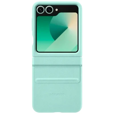 Abbildung von Samsung Pu Leder Back Cover Minze Galaxy Z Flip 6