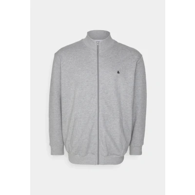 Abbildung von Jack &amp; Jones Jjepaulos Sweatjacke, Herren, Größe: 6XL, Light grey
