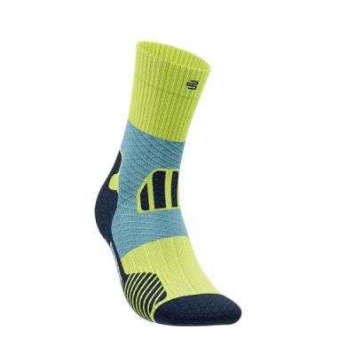 Abbildung von BAUERFEIND Trailrunning Socken „Trail Run Mid Cut Socks“, Mittellange Herren Sportsocken mit Kompression, Stabilität im Sprunggelenk, 1 Paar
