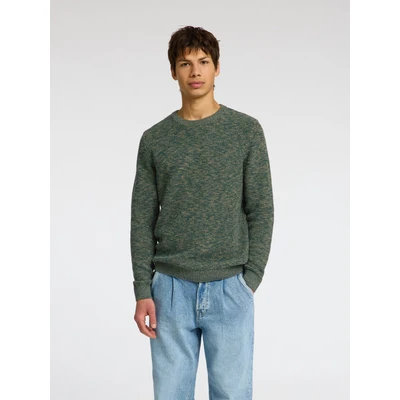 Abbildung von Selected Homme Slhvince Bubble Strickpullover, Herren, Größe: XL, Rain forest