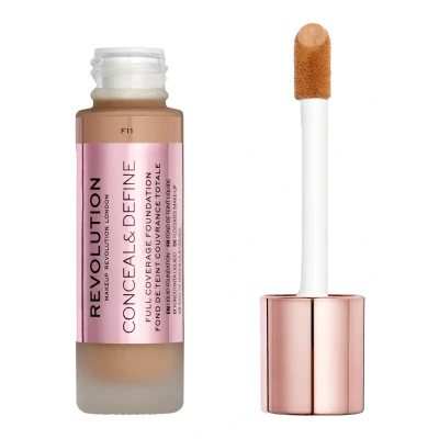Abbildung von Makeup Revolution Conceal &amp; Define Foundation Foundation, Damen, Größe: 23 ml, F11