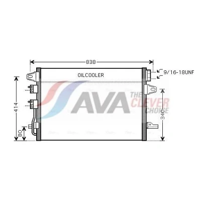 Abbildung von PRASCO CR5088 Klimakondensator 15,3 Aluminium 752 R 134a CHRYSLER: VOYAGER 4